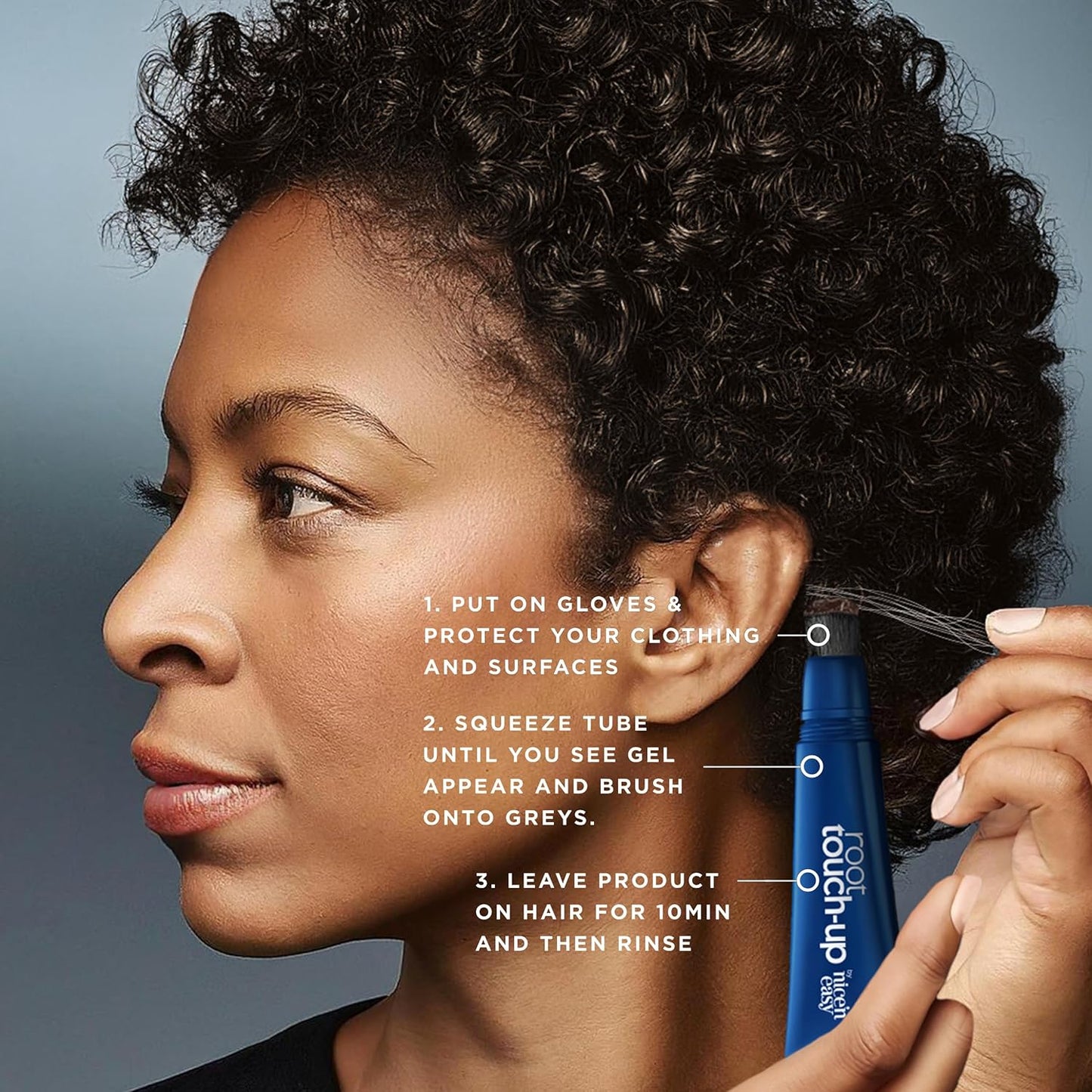 CLAIROL Root Touch-up color blending gel   Black