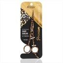 ANNIE 6 1/2" Premium Stainless Steel Straight Hair Shears - Leopard Pattern