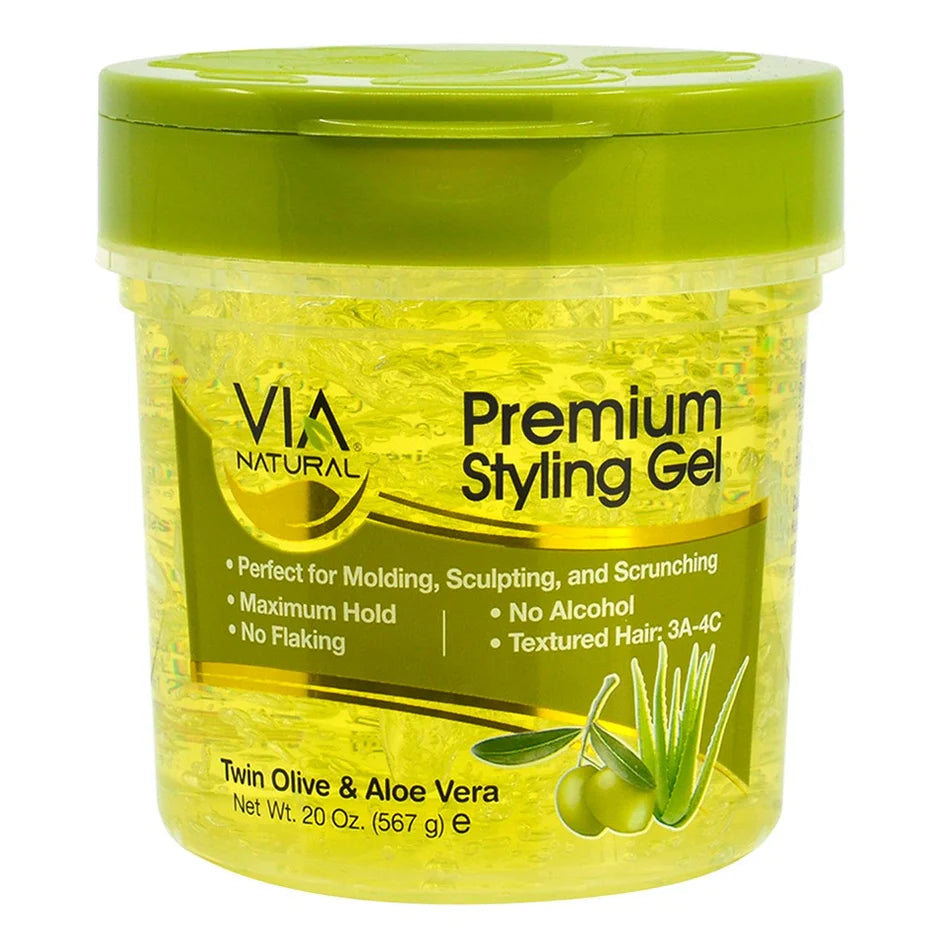 VIA NATURAL Premium Styling Gel Twin Olive&Aloevera