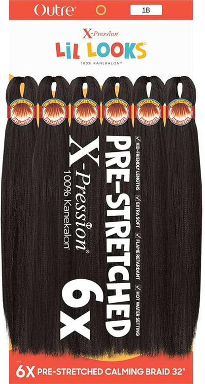 Outre X-Pression - Lil Looks - Prestretched 6X Braid 32"