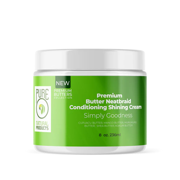 Pure O Premium Butter NeatBraid Conditioning Shining Cream 8 oz