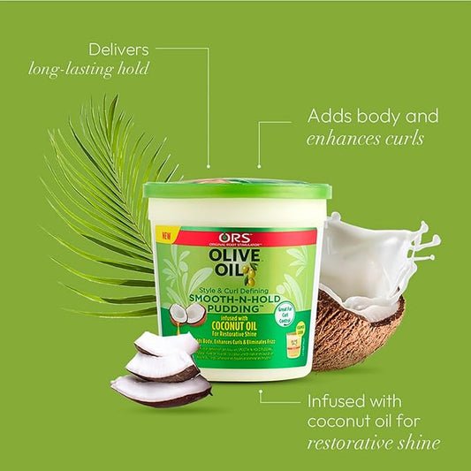 Organic Root Stimulator Olive Oil Smooth N Hold Pudding 13oz