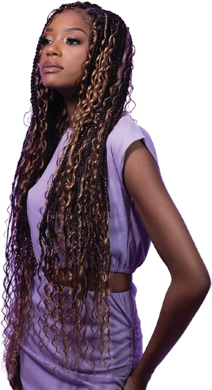 FreeTress Human Hair Braids Deep Bulk 18"