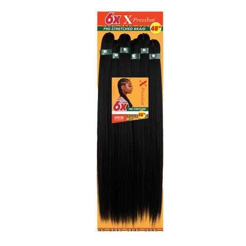 Sensationnel  6X X-Pression Pre-Stretched Braid 48"