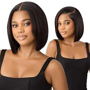 Outre Mytresses Black - 100% Full Hand-Tied HH Wig - Virgin Straight 10"