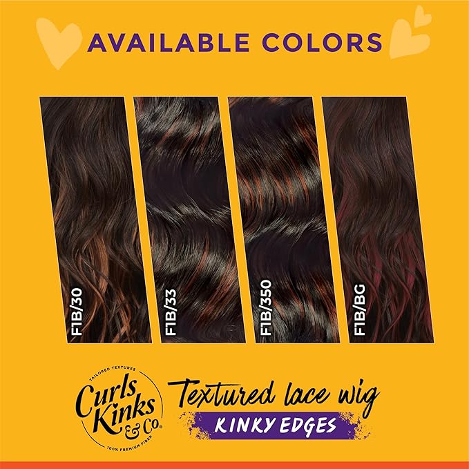 Sensationnel Curls Kinksandco Kinkyedges Wig - Kinky Barrel Curl Y Part  20”