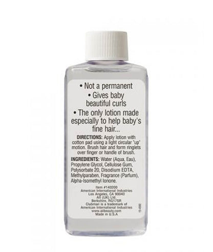 Clubman Baby Hair Lotion, 2 oz