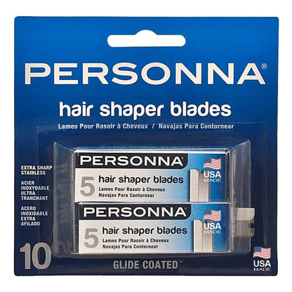 PERSONNA 10pc Hair Shaper Blades [2 Packs of 5 Blades]⁠ ⁠
