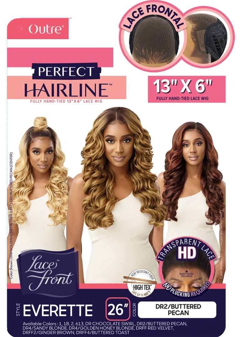 Outre Lace Front Wig - Perfect Hair Line 13X6 - Everette DRFFRDVV