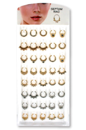 Septum Ring Ring Nose Display