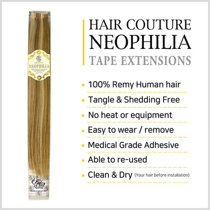 Hair Couture Neophilia Yaki Textured Tape Hair Extension  18" Kinky
