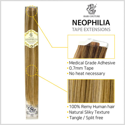 Hair Couture Neophilia Yaki Textured Tape Hair Extension  18" Kinky